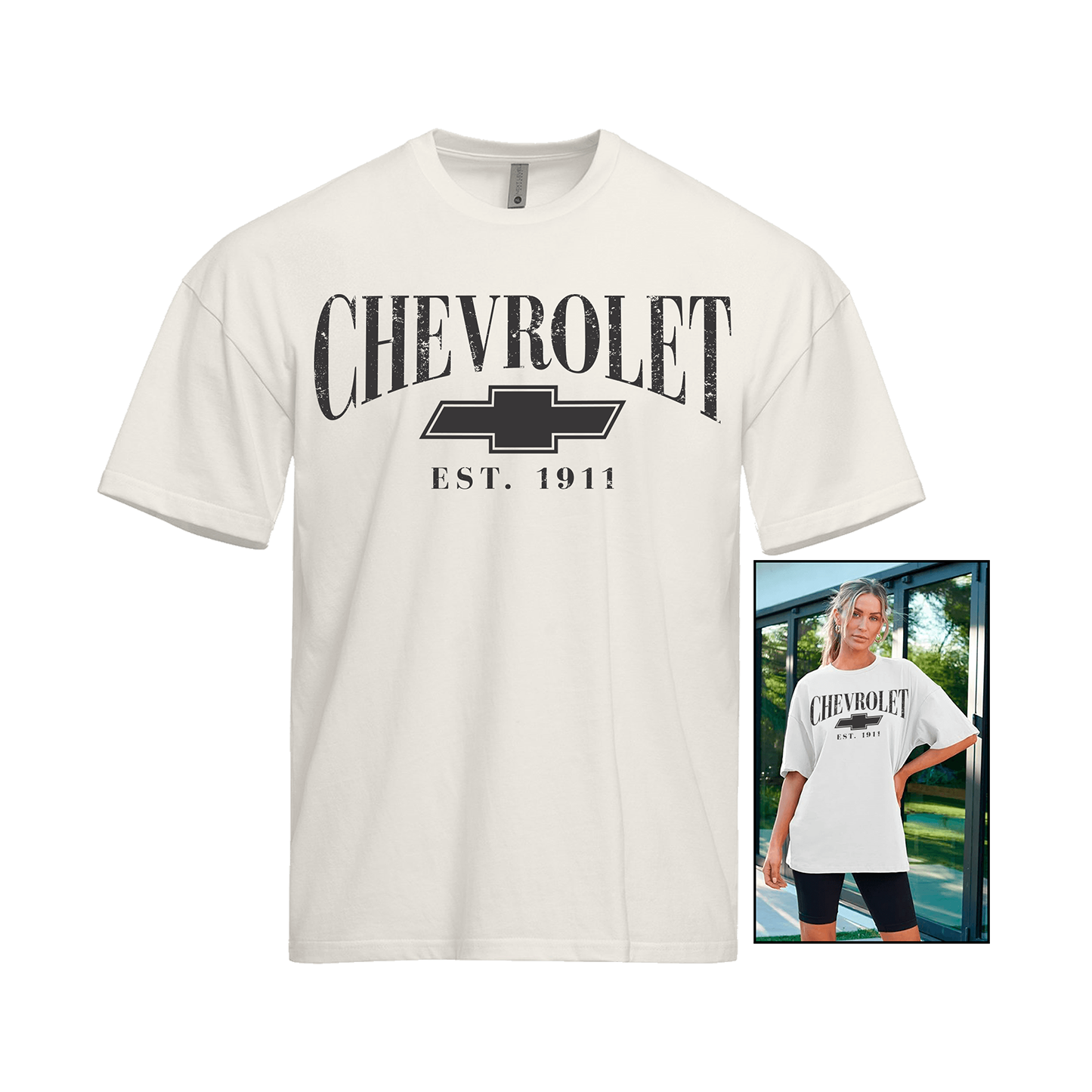 Chevrolet "Icon" Ladies Oversized T-Shirt