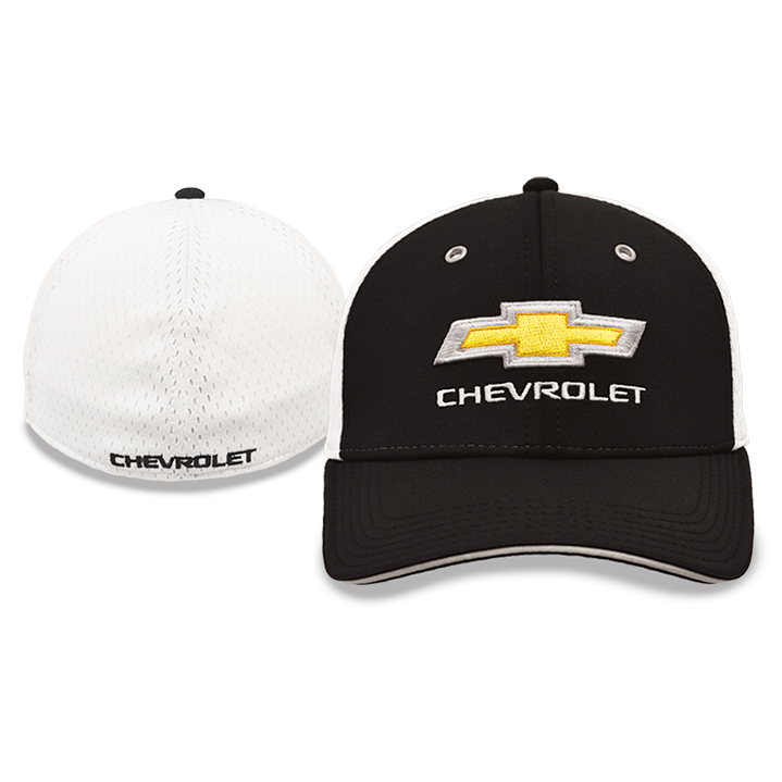 Chevrolet "Gold Bowtie" Mesh Flexfit Hat