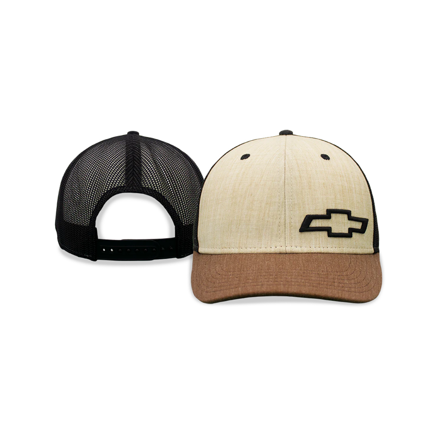 Chevrolet "Open Bowtie" Natural Snapback Hat