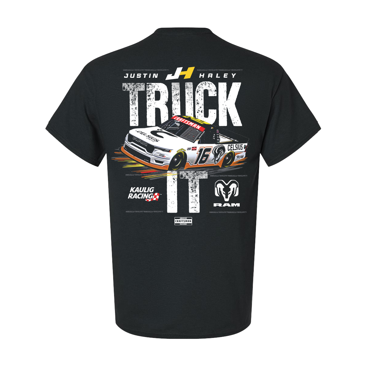 Kaulig Racing x Ram - Justin Haley #16 Truck It Celsius T-Shirt