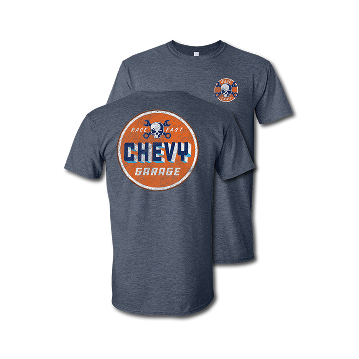Mr. Crosswrench "Chevy Garage Race Fast" T-Shirt