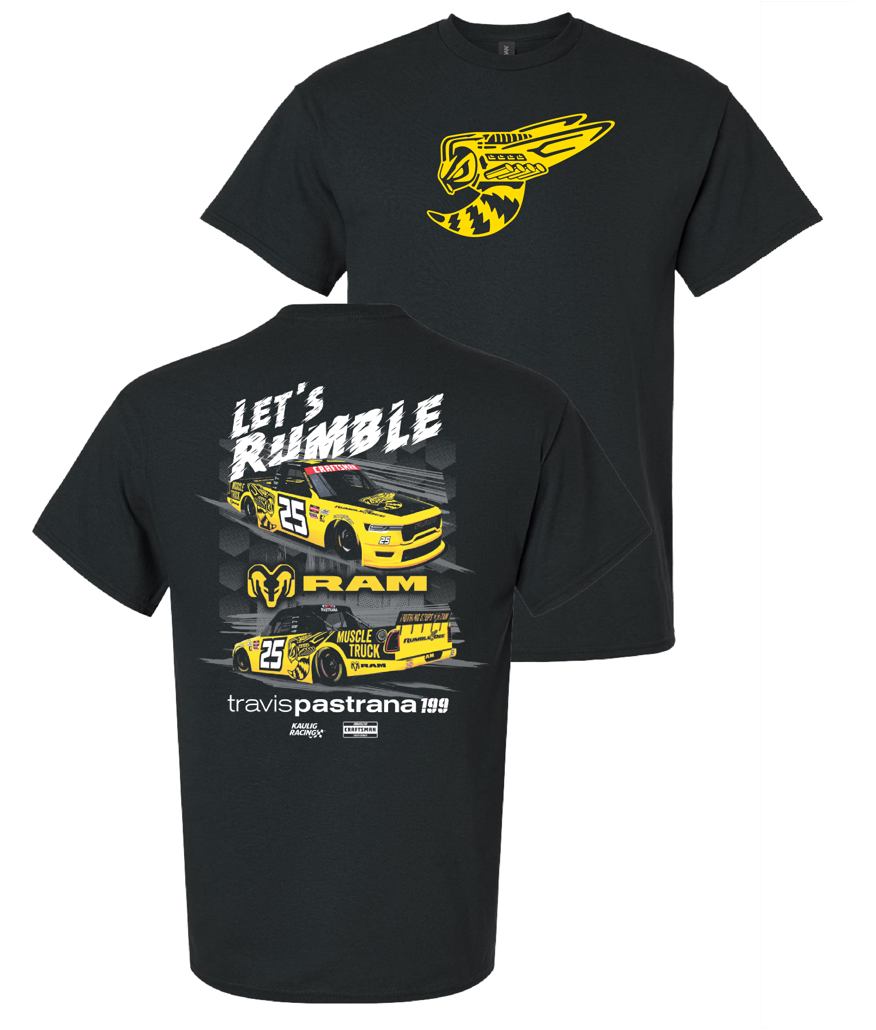 Kaulig Racing x Ram - #25 Travis Pastrana T-Shirt (Limited Preorder)